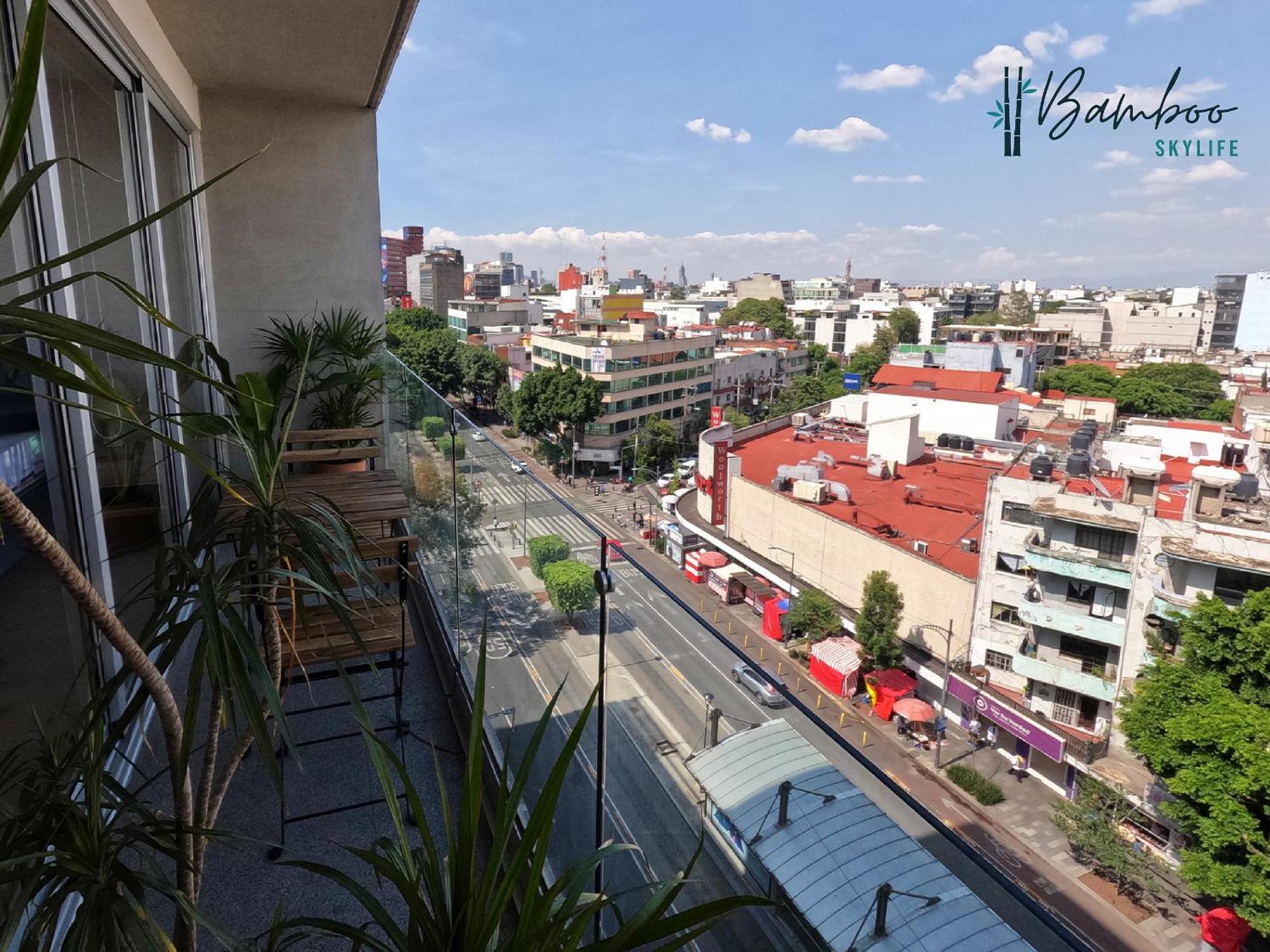 Amazing City Views Condesa Roma By Bamboo Skylife Mexico City Exterior photo